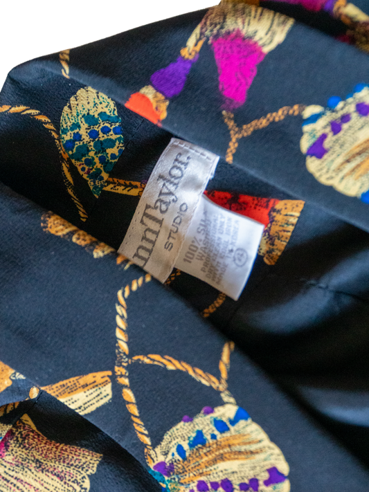 Rope Trick: 1980s Silk Tassel Blazer