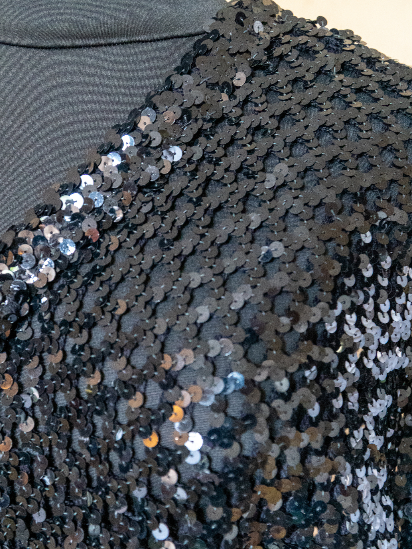 Black Magic: 1970s Frederick’s of Hollywood Sequin Top