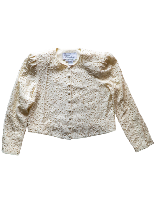 Pearl Labyrinth: 1980s Beaded Jacket