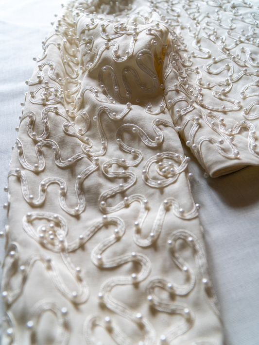 Pearl Labyrinth: 1980s Beaded Jacket