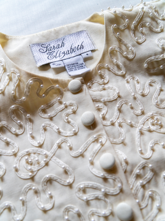 Pearl Labyrinth: 1980s Beaded Jacket