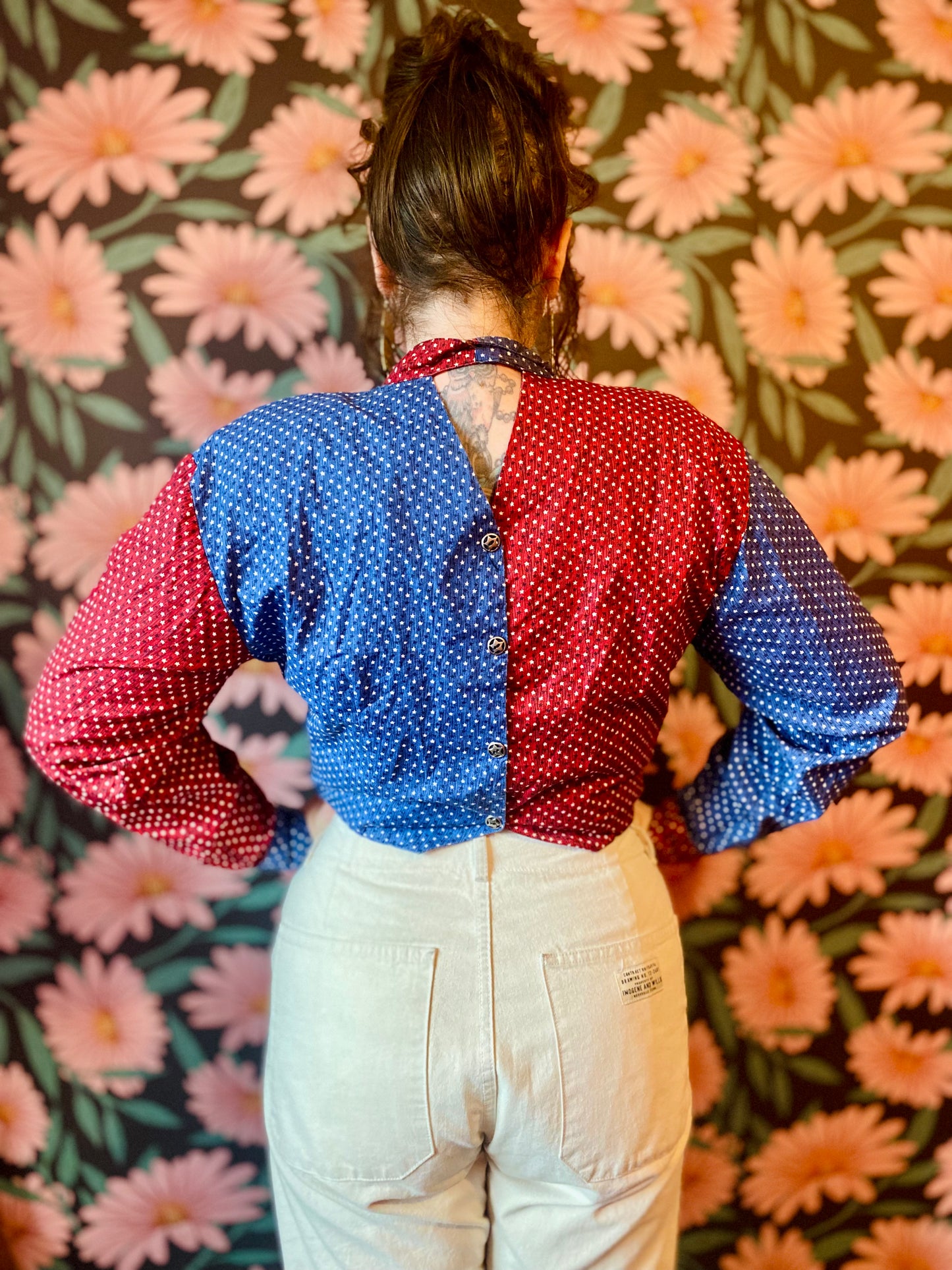 VINTAGE SWEETHEART OF THE RODEO WESTERN SHIRT