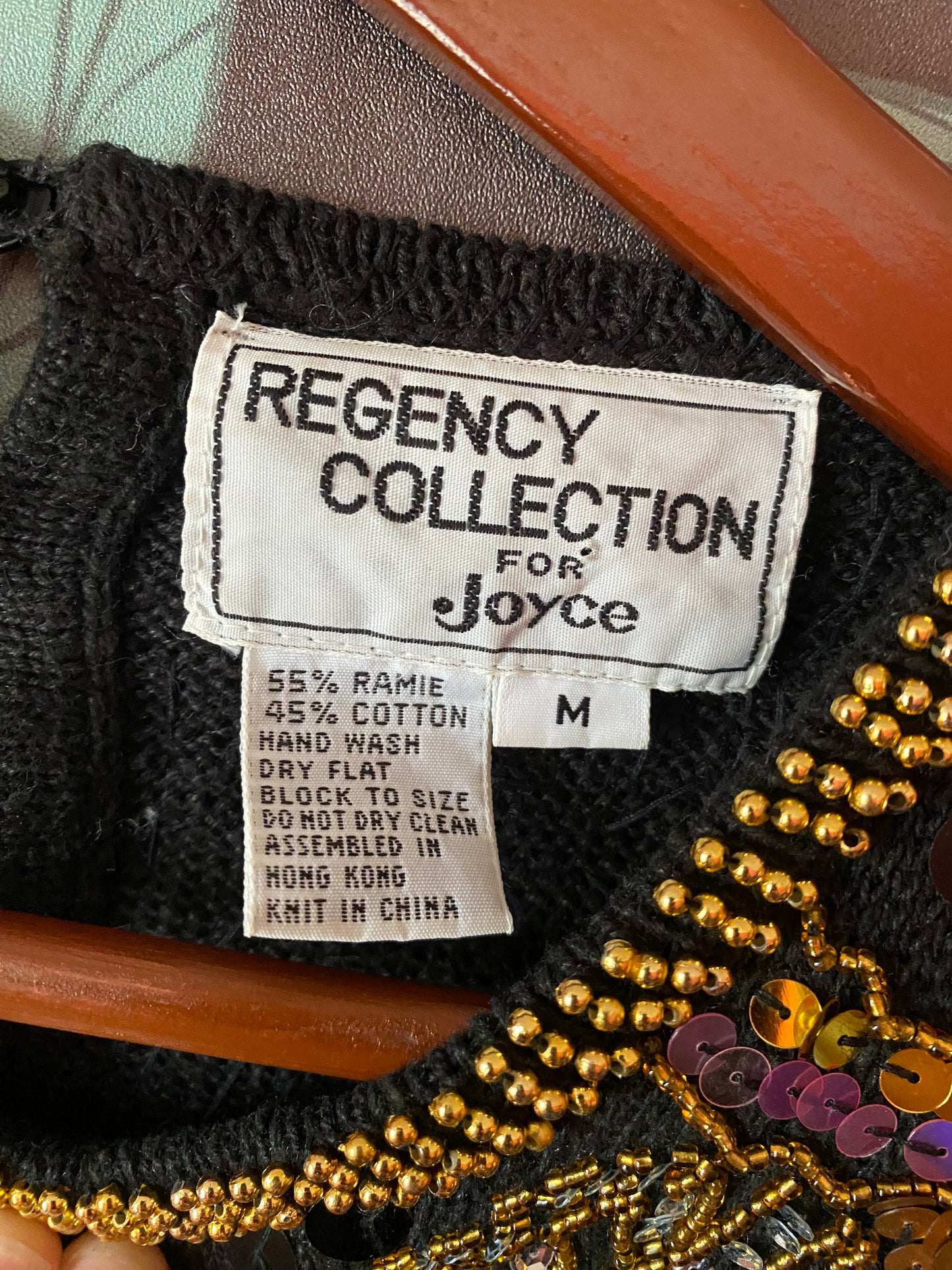 Bohemian Rhapsody Sequined Floral Paisley Sweater