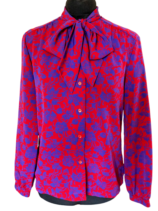 Flower Power Move: 1970s Pendleton Floral Blouse