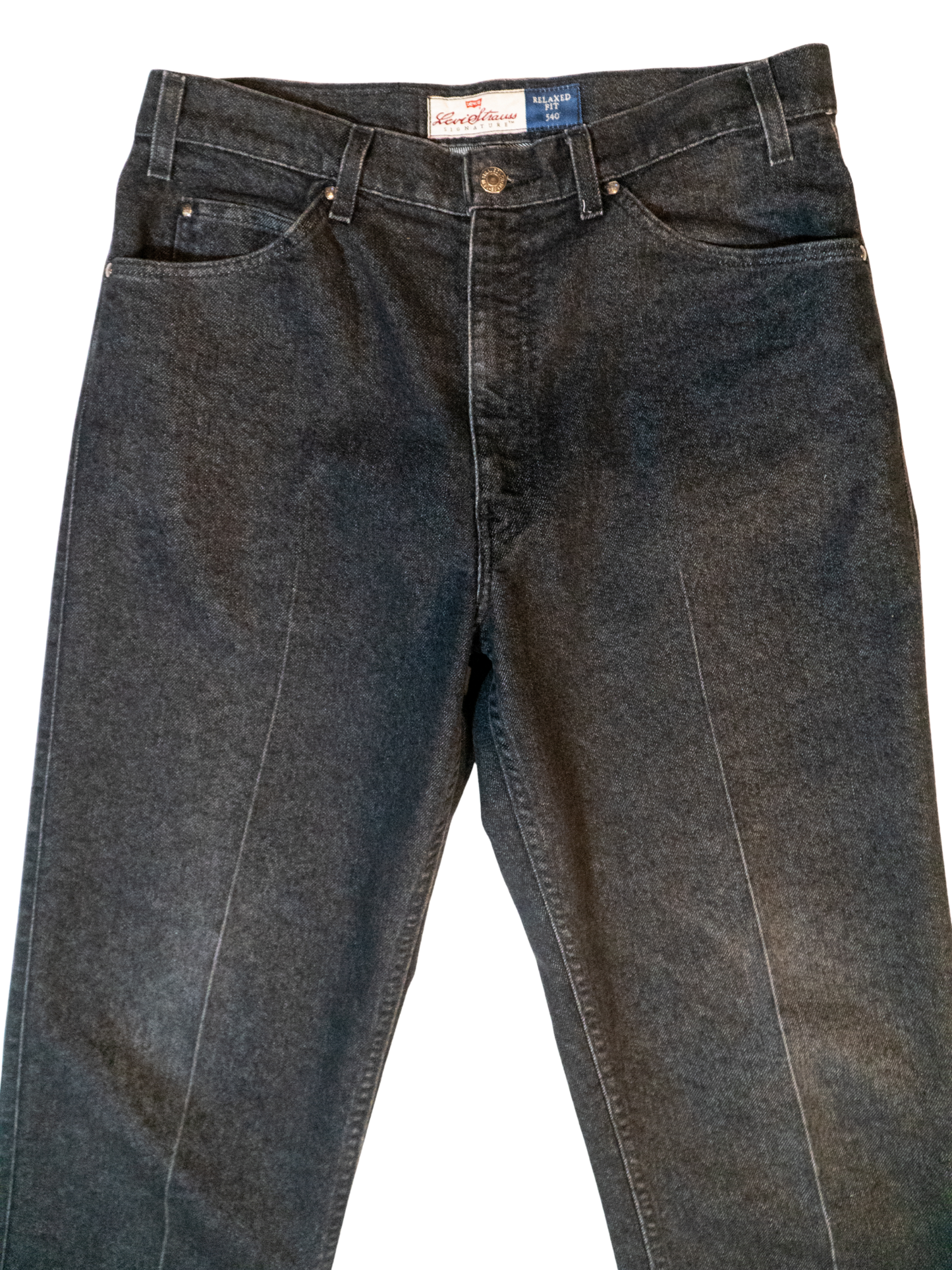 Silver Fade: Levi’s SilverTab 540 Relaxed Black Jeans