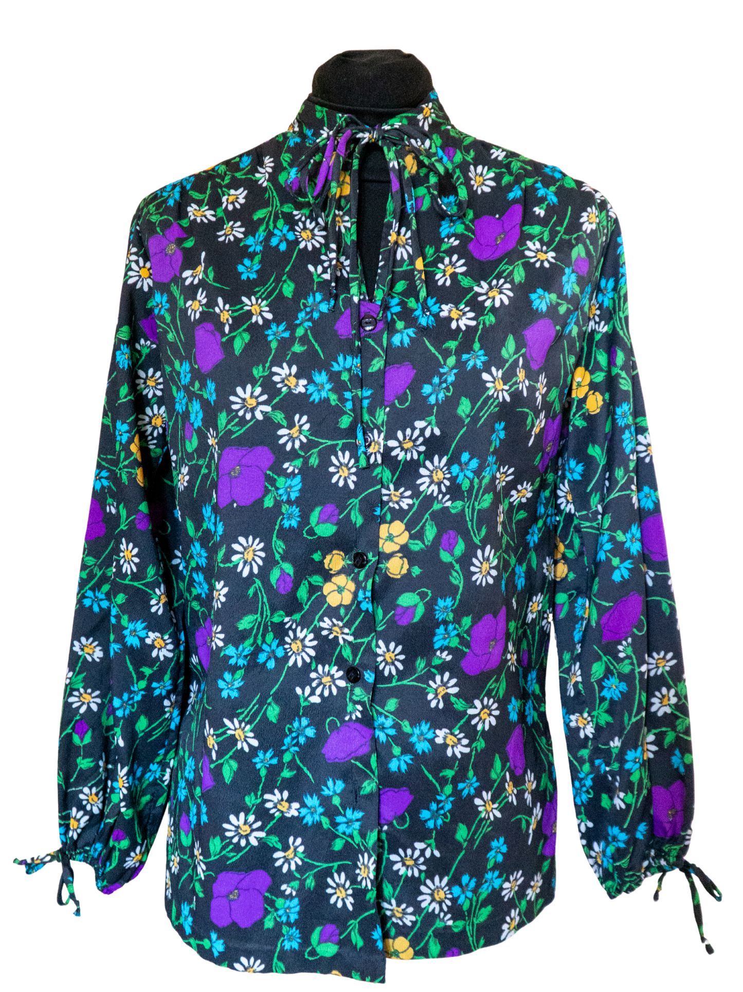Hippie Dippy Trippy: 1970s Floral Daydream Blouse