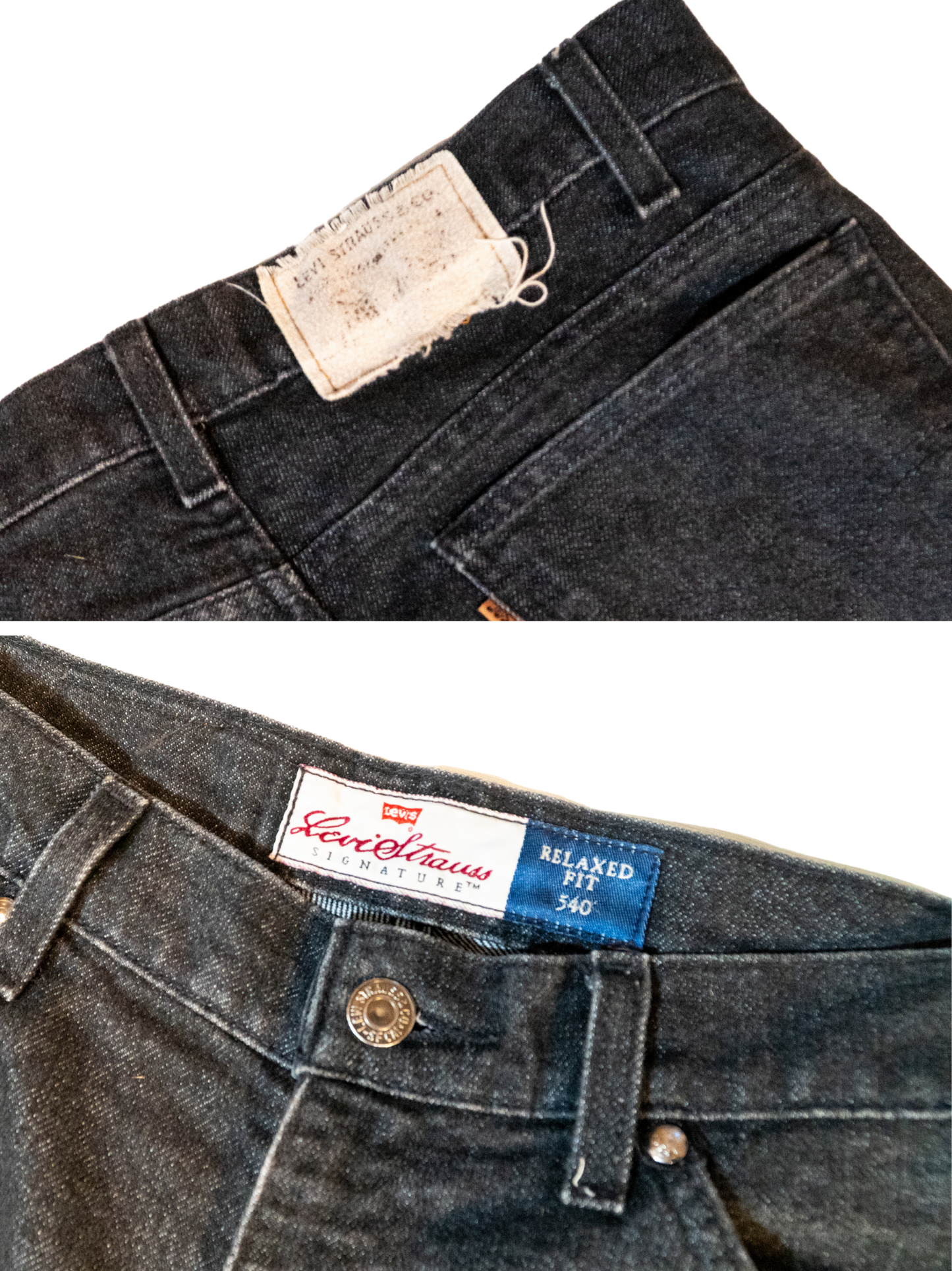 Silver Fade: Levi’s SilverTab 540 Relaxed Black Jeans