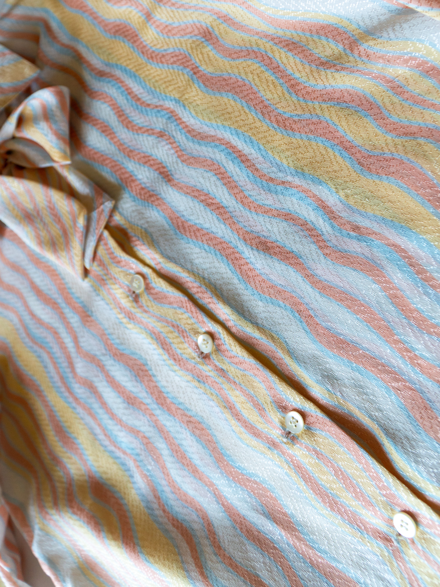 Psychedelic Sherbet: 1970s Japanese-Made Blouse