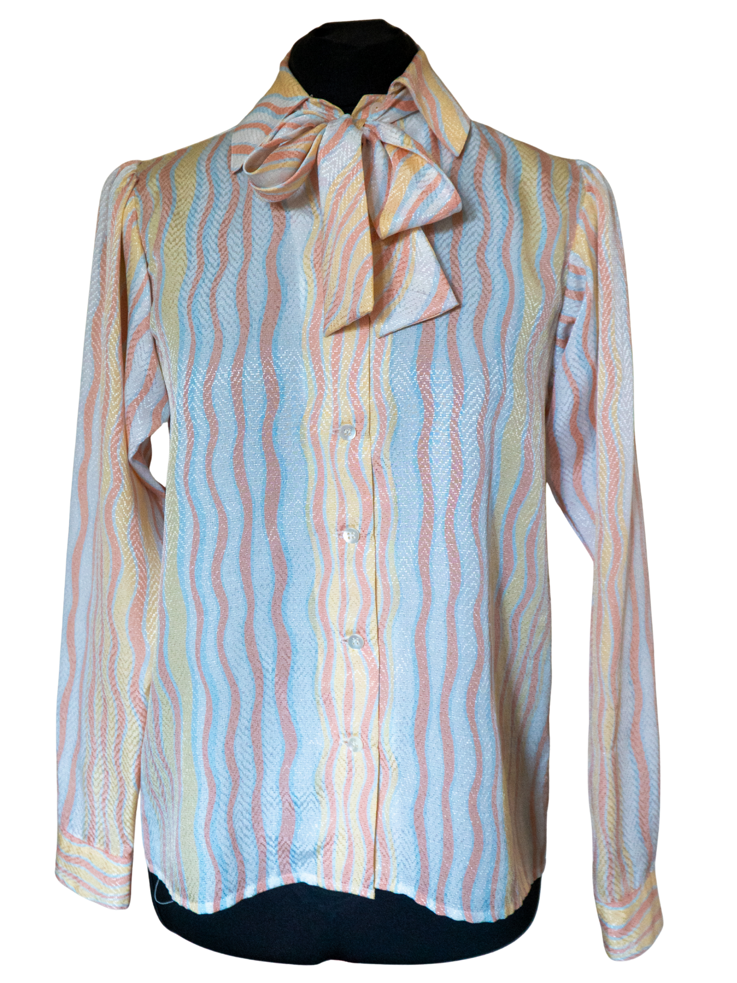Psychedelic Sherbet: 1970s Japanese-Made Blouse