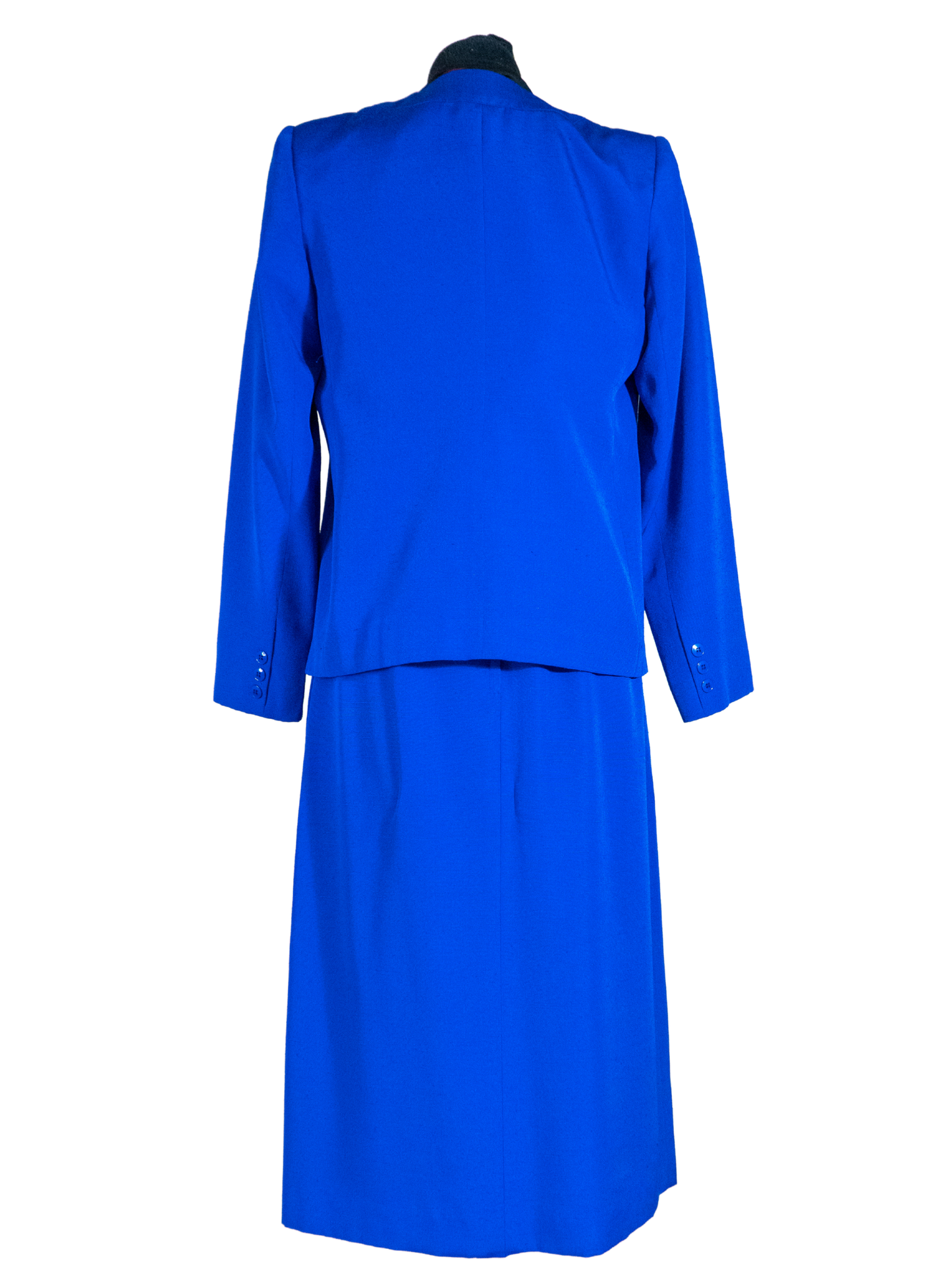 Cobalt Queen: Vintage Kay Warner Skirt Suit