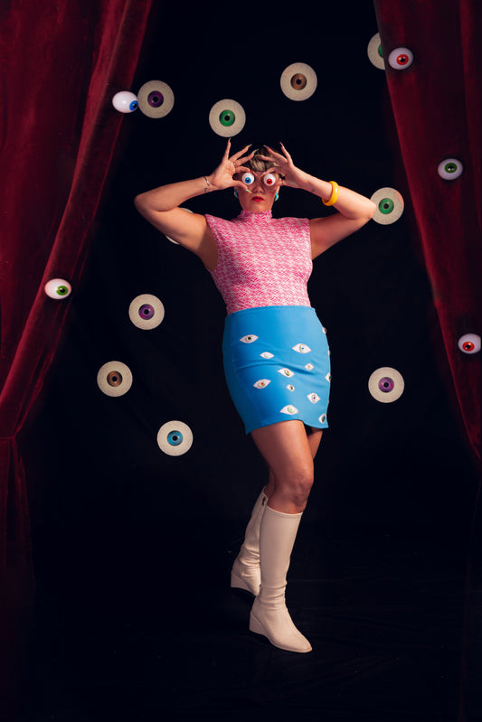 All-Seeing Mini Skirt