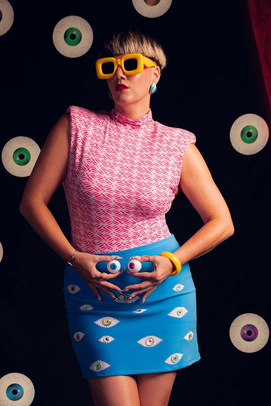 All-Seeing Mini Skirt