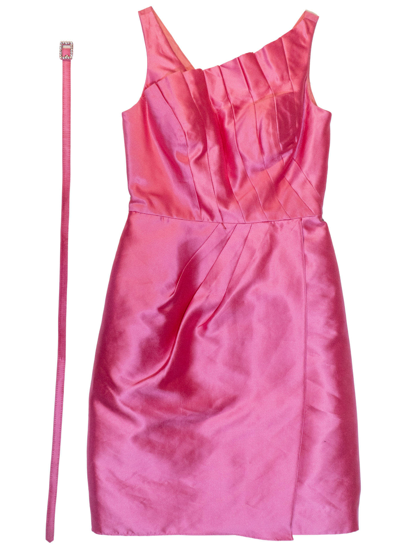 Lets Go Barbie: Satin Sheath Dress