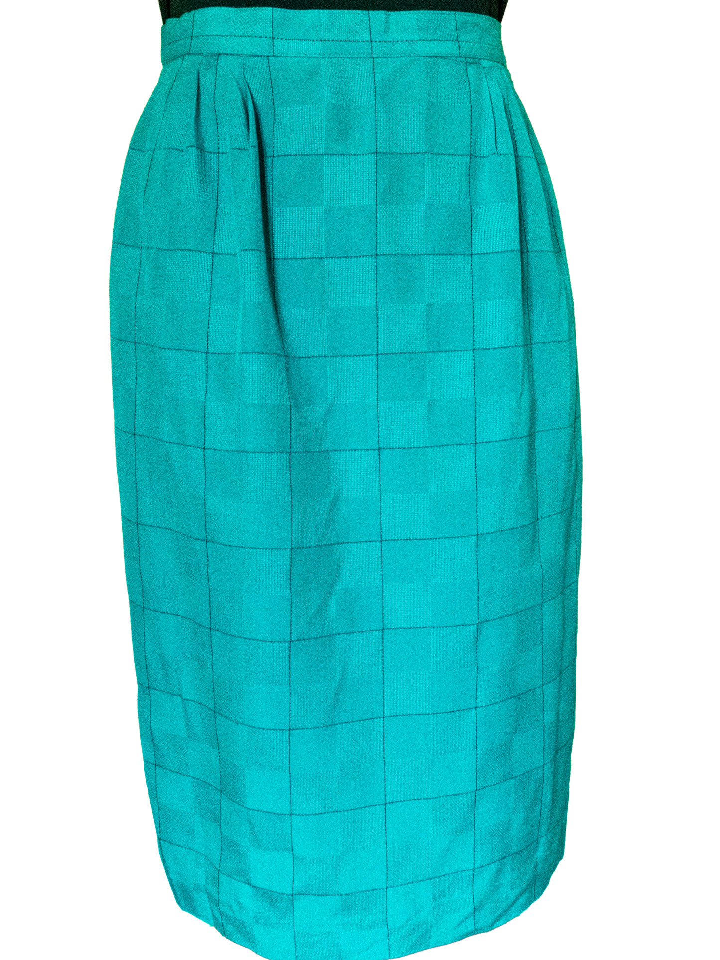 Teal Authority: 1980s Power Suit by Kasper for A.S.L.