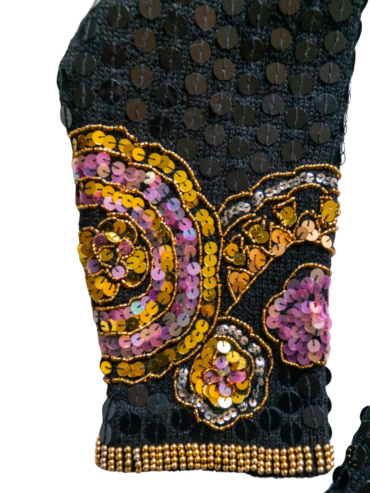 Bohemian Rhapsody Sequined Floral Paisley Sweater