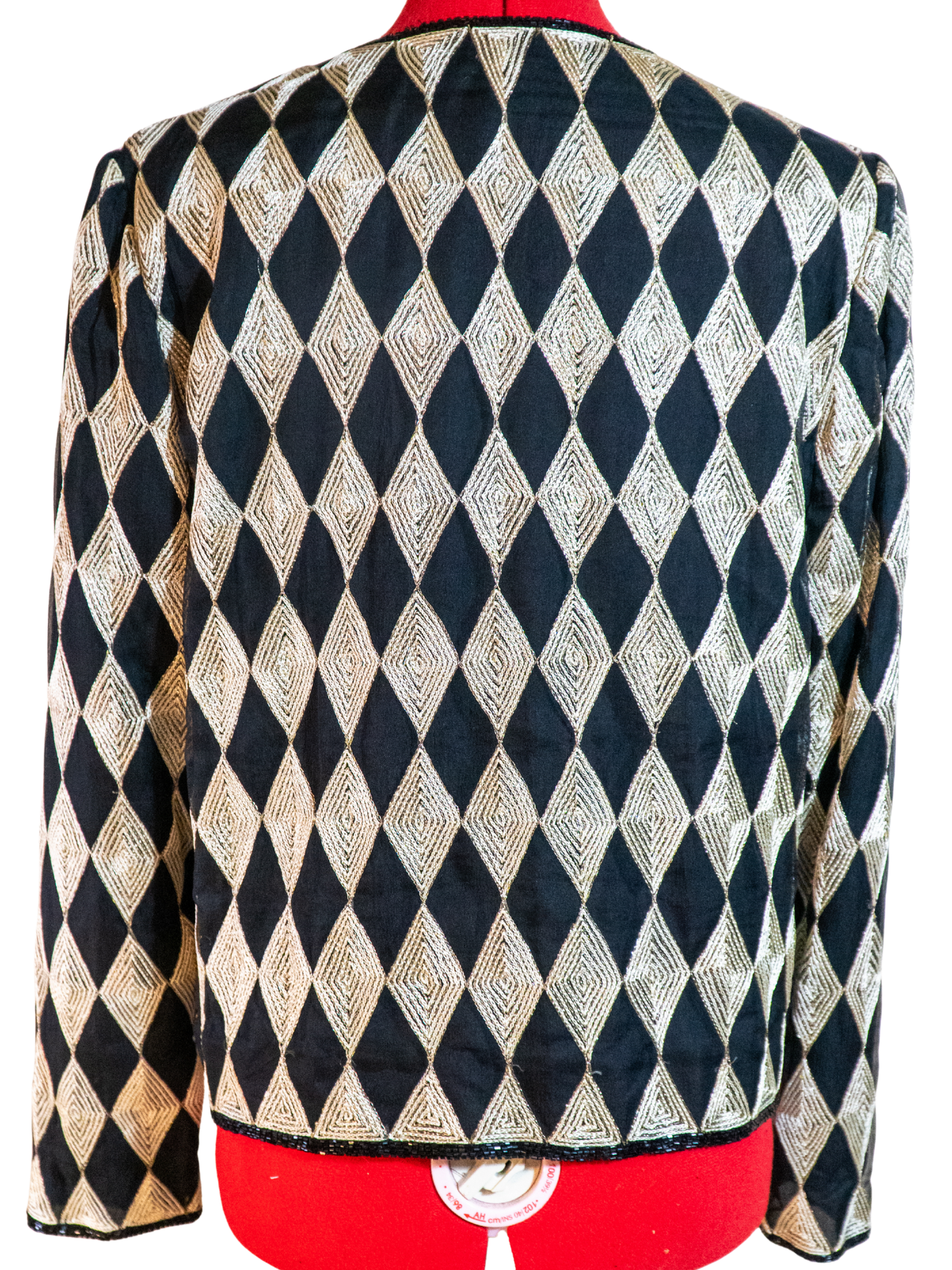 Harlequin: Laurence Kazar Beaded Silk Jacket