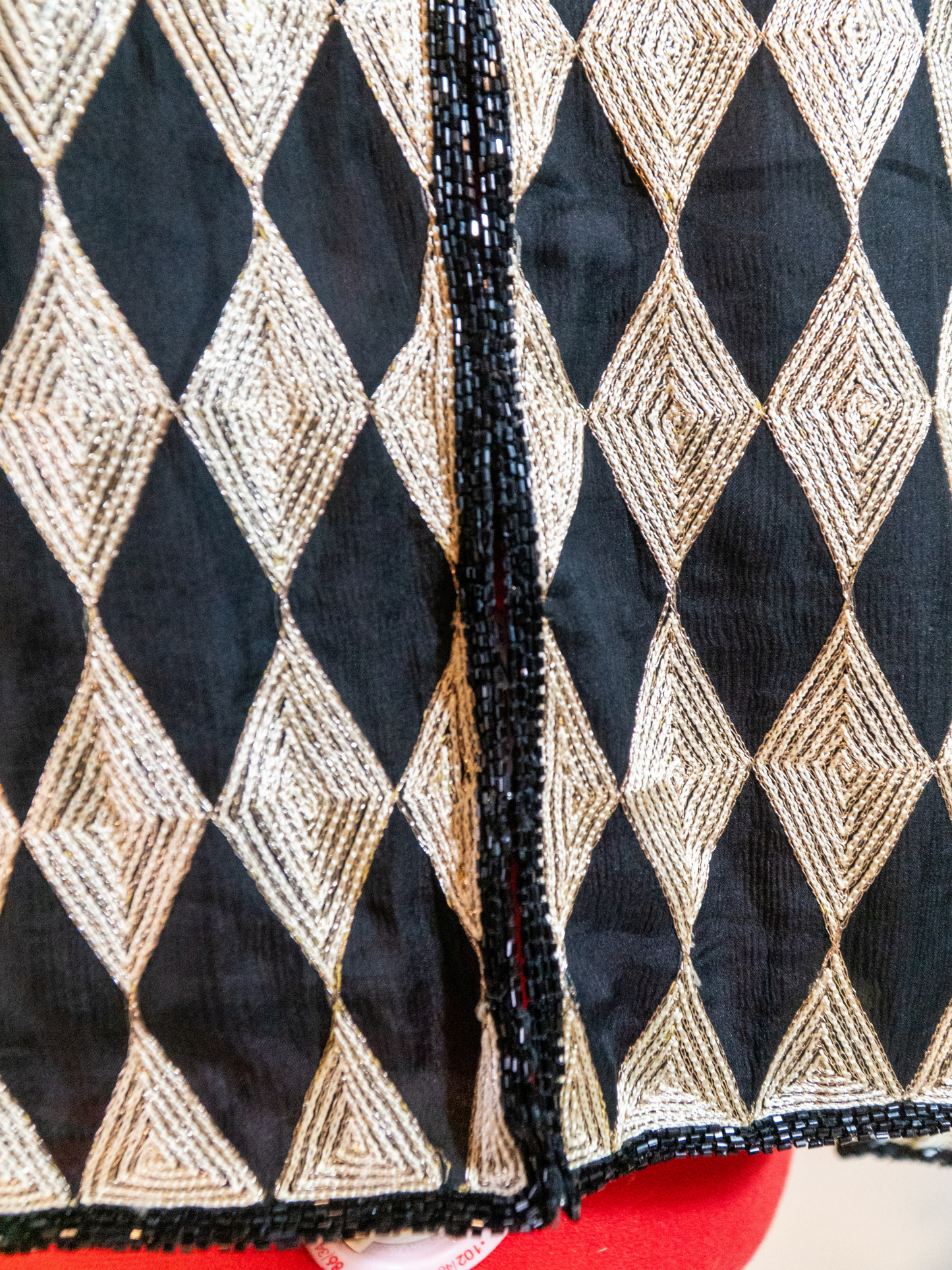 Harlequin: Laurence Kazar Beaded Silk Jacket