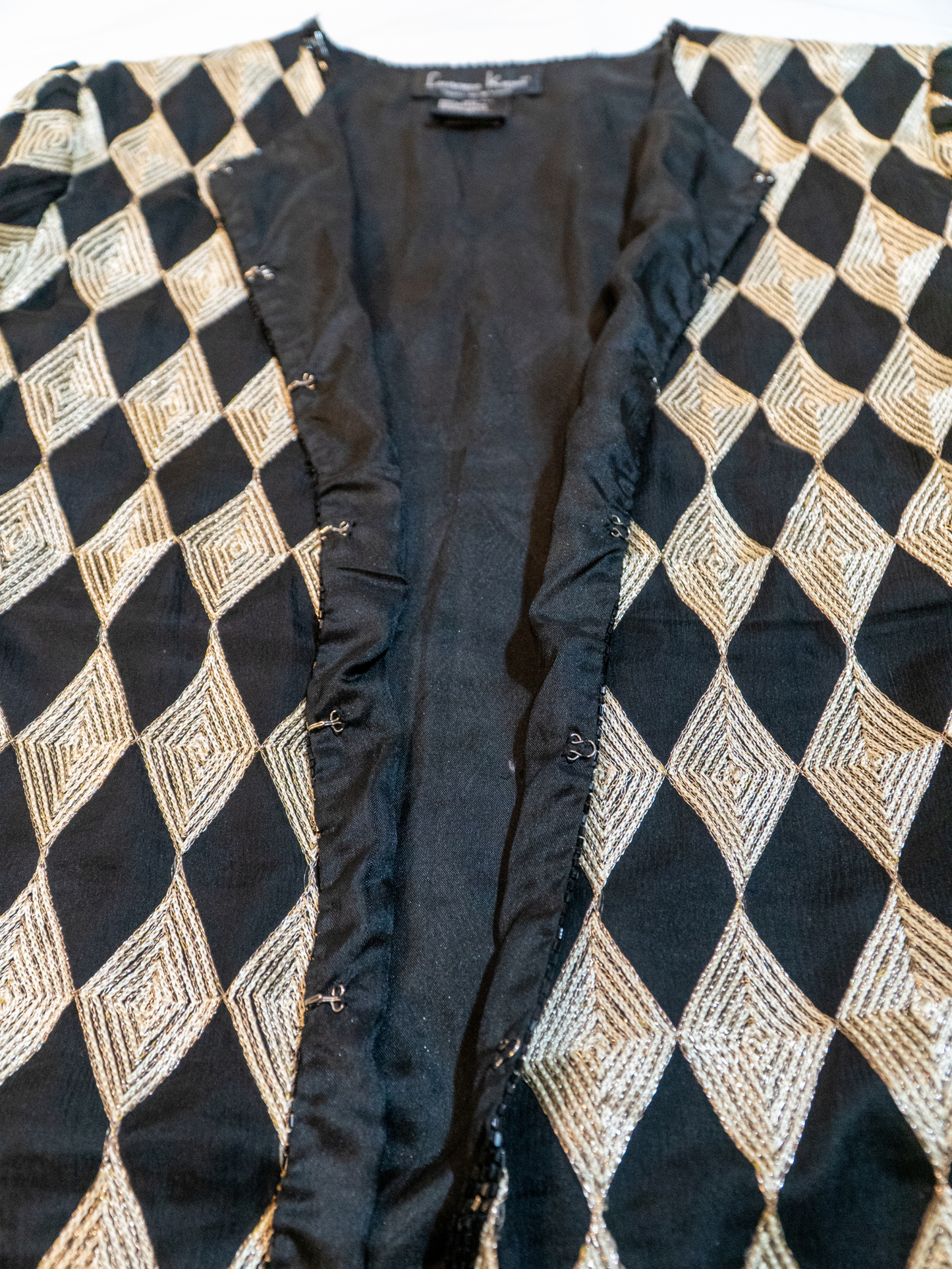 Harlequin: Laurence Kazar Beaded Silk Jacket