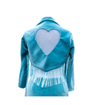 Heartache Velvet Fringe Blazer