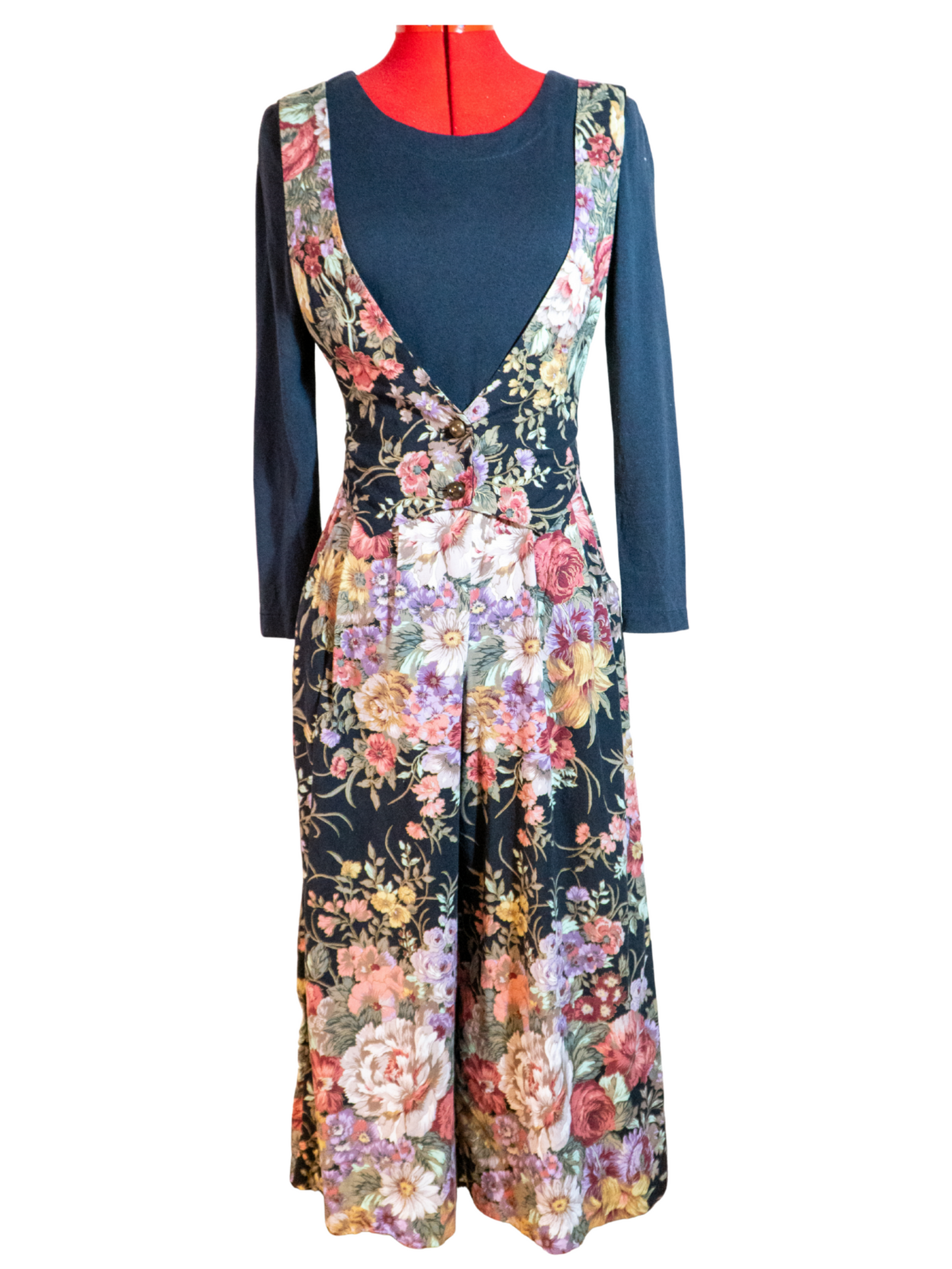 Practical Magic: 90s Floral Jumpsuit