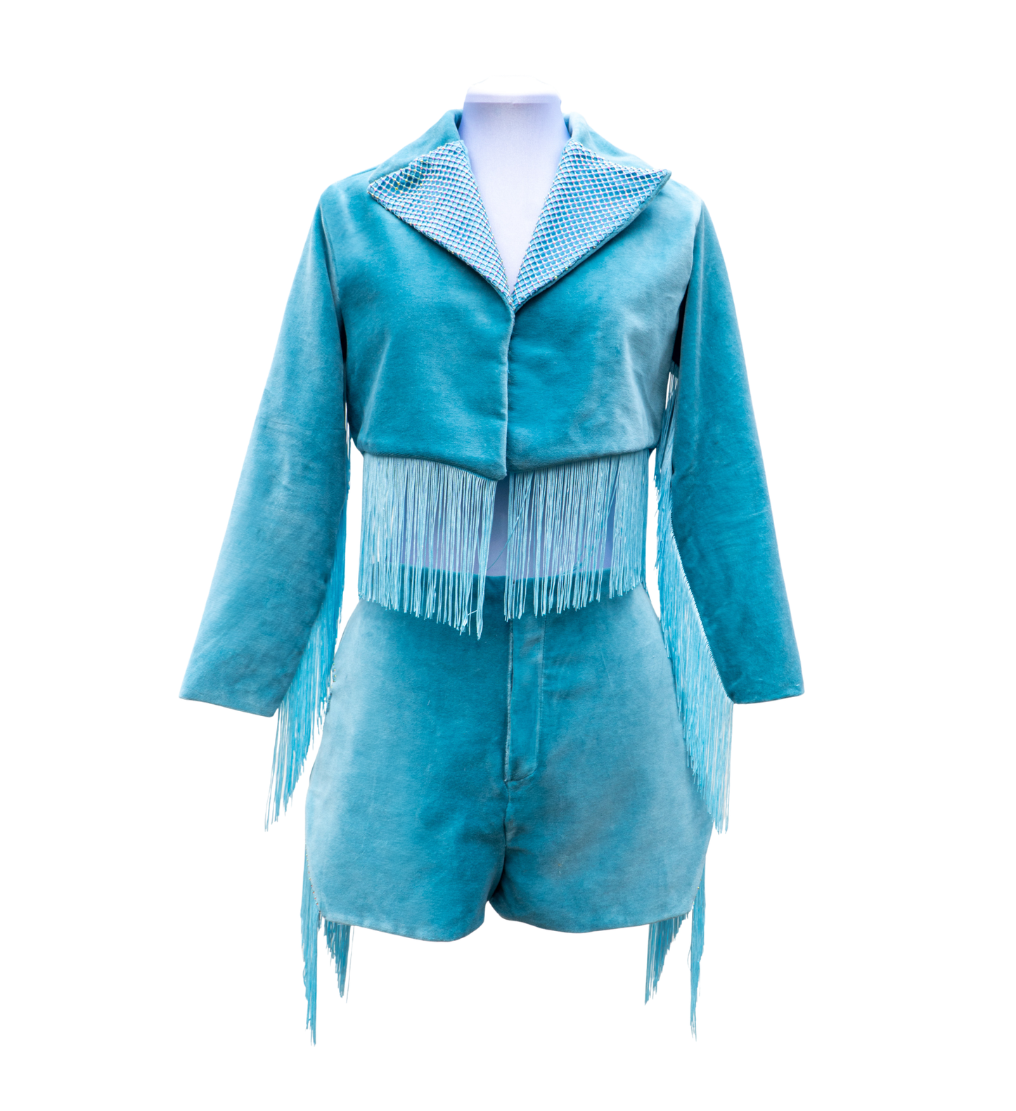 Heartache Velvet Fringe Blazer