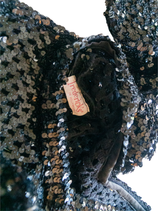 Black Magic: 1970s Frederick’s of Hollywood Sequin Top