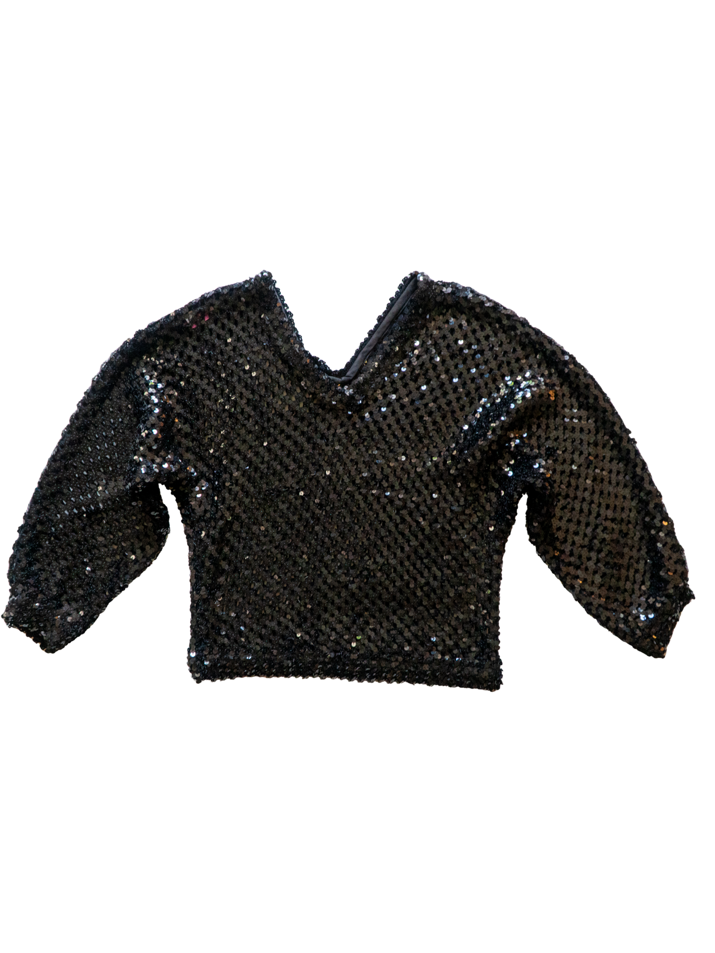 Black Magic: 1970s Frederick’s of Hollywood Sequin Top