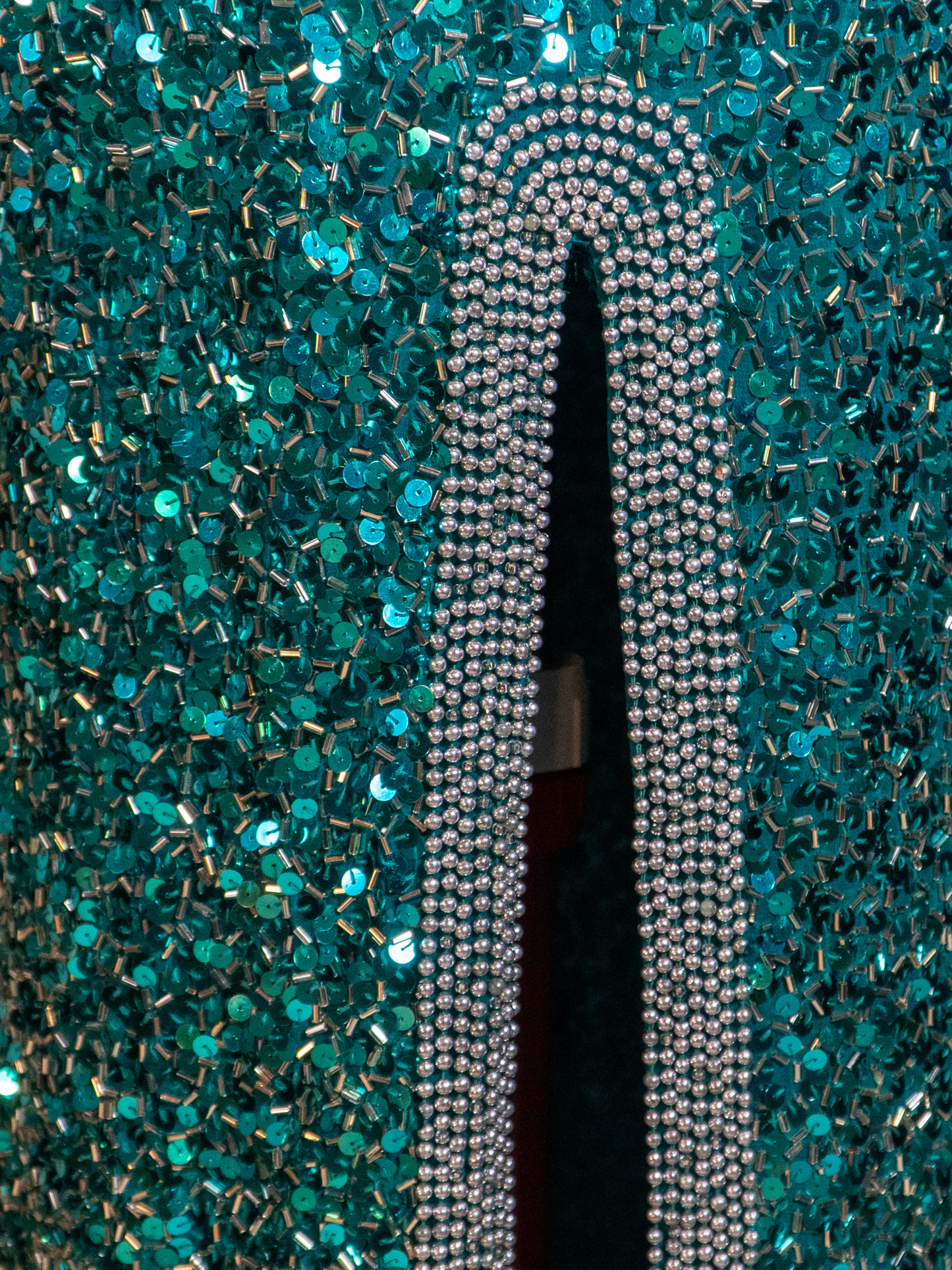 Emerald Siren: Beaded Teal Showstopper Gown