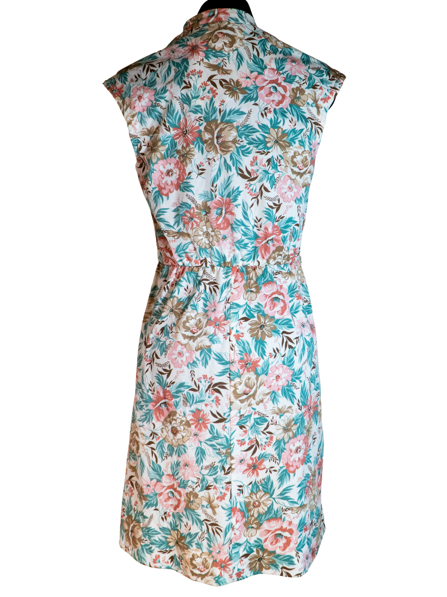 Painted Meadow: Sleeveless Floral Dress by Amy Deb