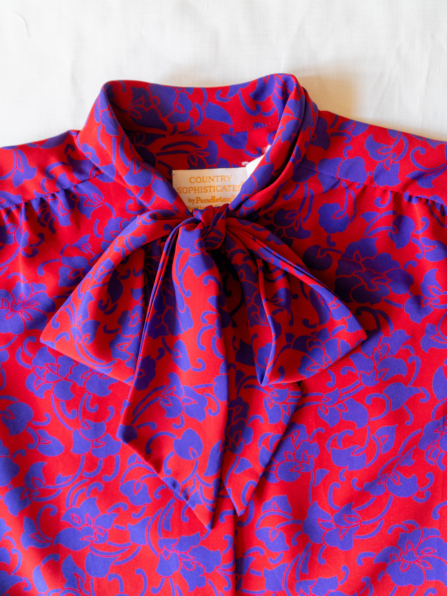 Flower Power Move: 1970s Pendleton Floral Blouse