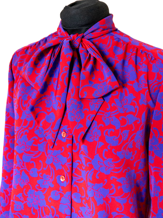 Flower Power Move: 1970s Pendleton Floral Blouse