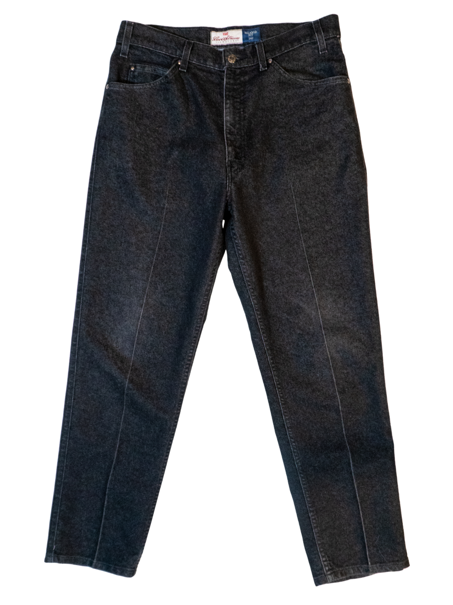 Silver Fade: Levi’s SilverTab 540 Relaxed Black Jeans