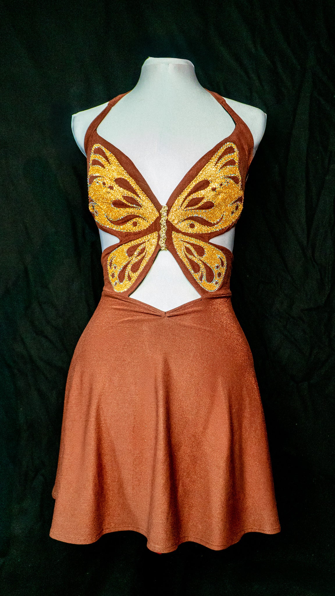 Fly Girl Butterfly Cut-Out Mini Dress