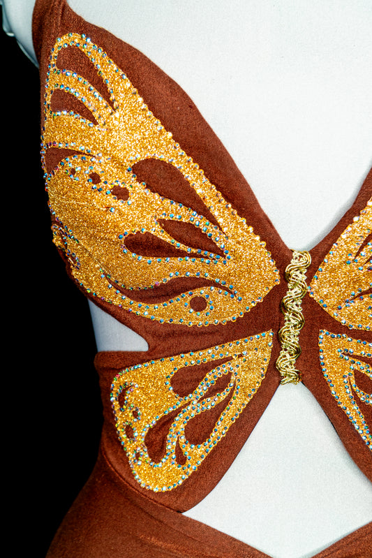 Fly Girl Butterfly Cut-Out Mini Dress