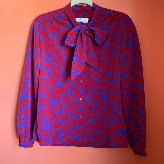 VINTAGE PENDLETON FLOWER POWER BLOUSE