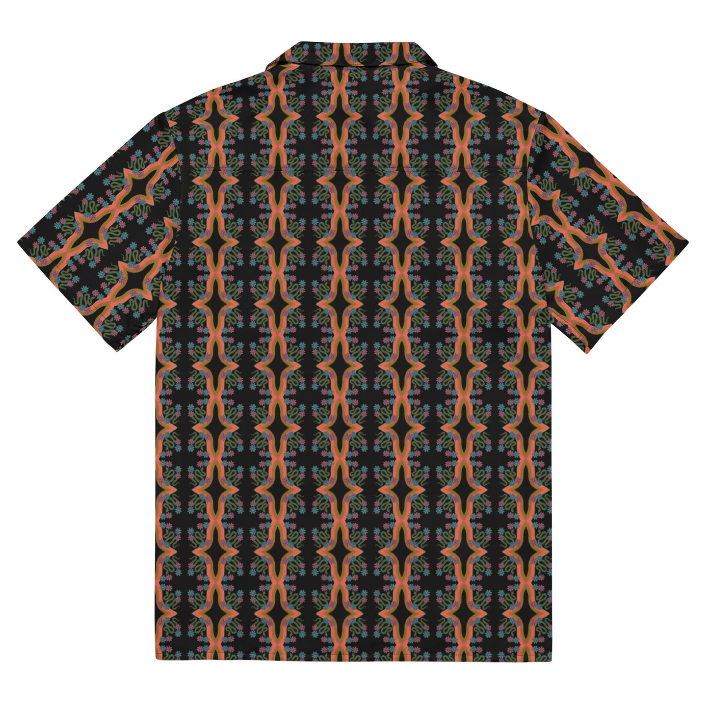 Snake in the Bed Unisex button up shirt