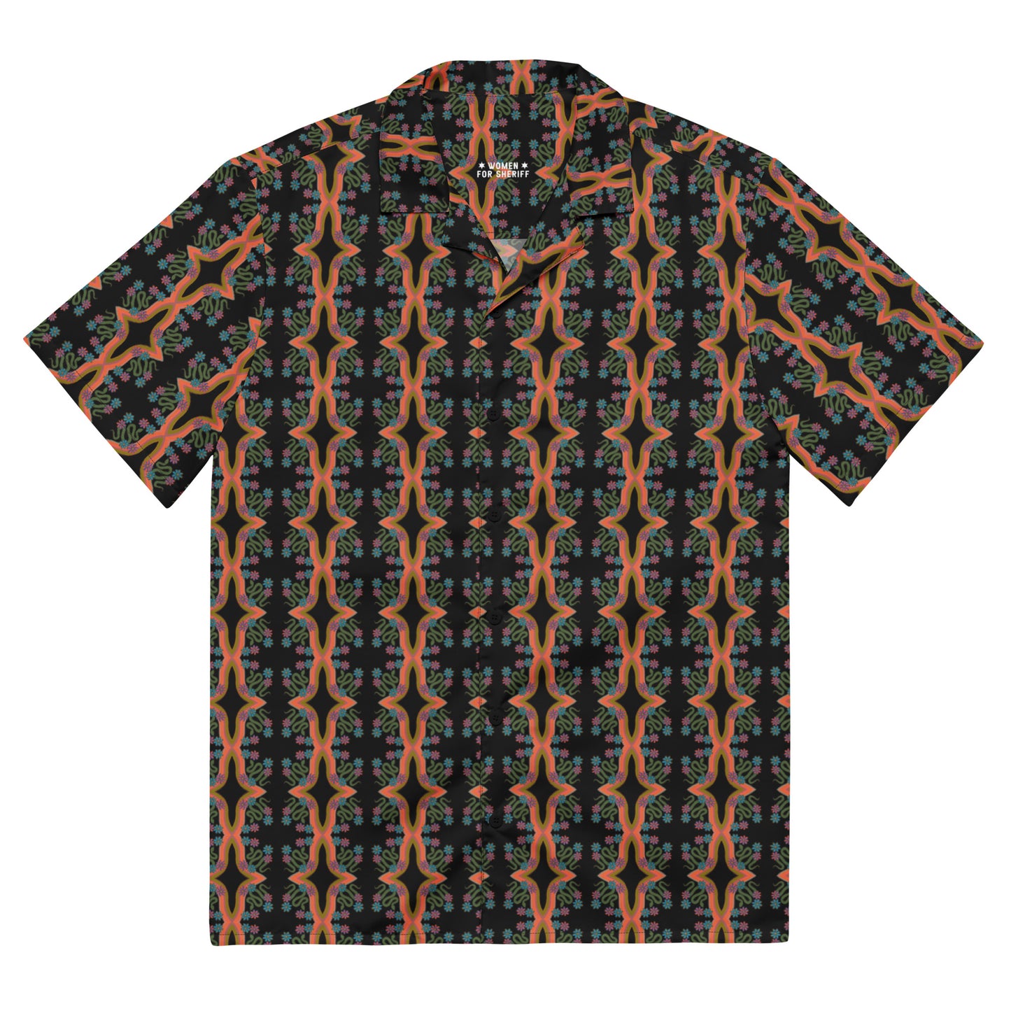 Snake in the Bed Unisex button up shirt
