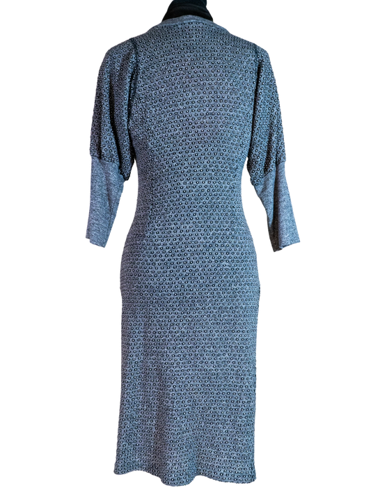Charmane Micro-Dot Knit Midi Dress
