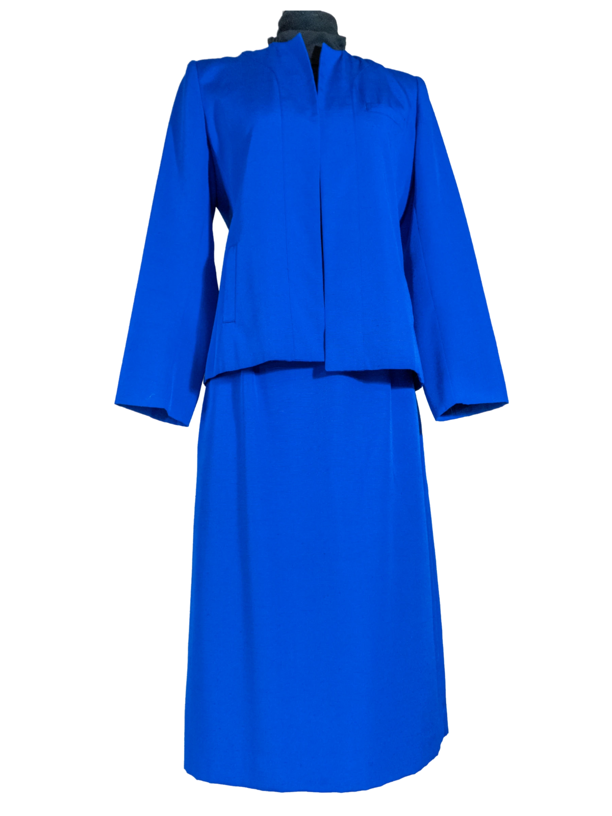 Cobalt Queen: Vintage Kay Warner Skirt Suit