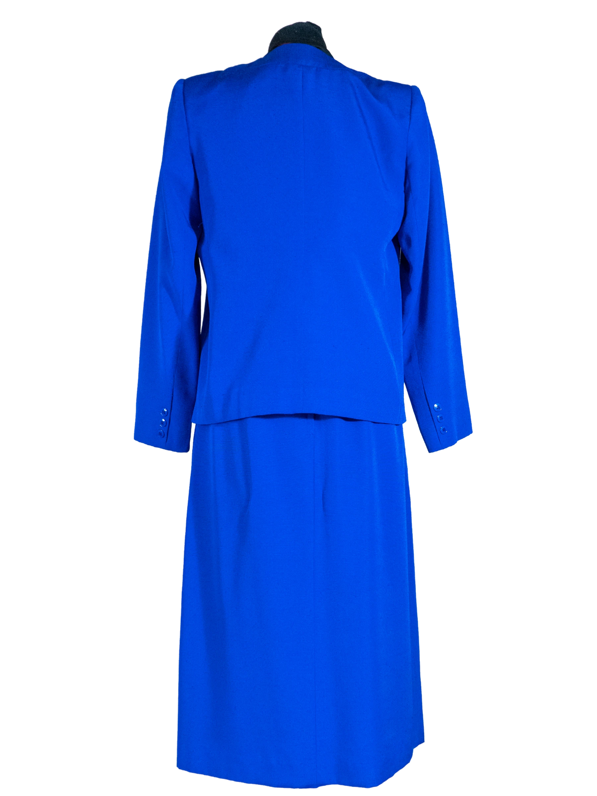 Cobalt Queen: Vintage Kay Warner Skirt Suit