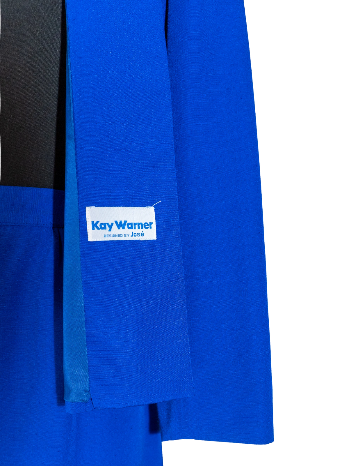 Cobalt Queen: Vintage Kay Warner Skirt Suit