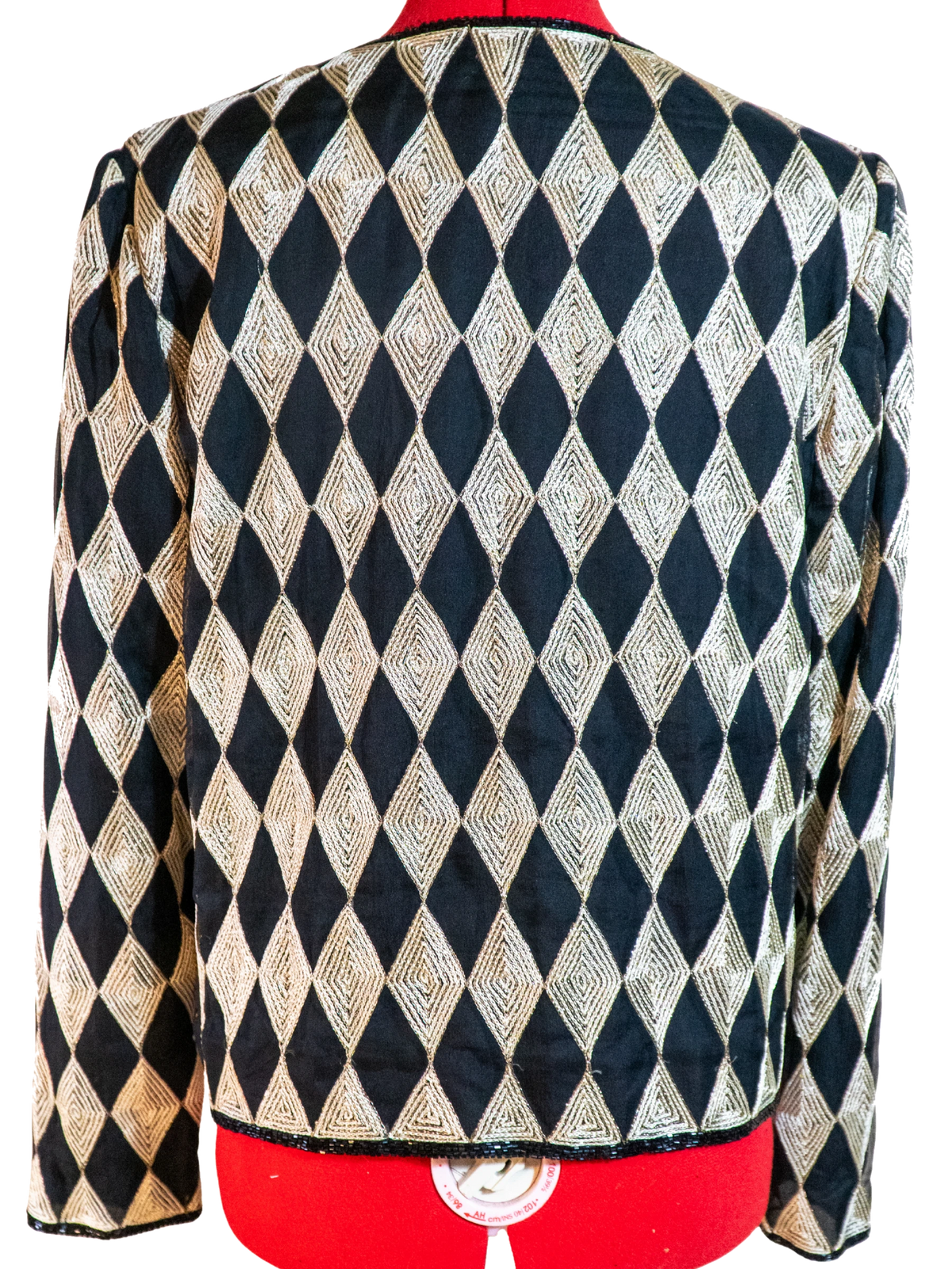 Harlequin: Laurence Kazar Beaded Silk Jacket