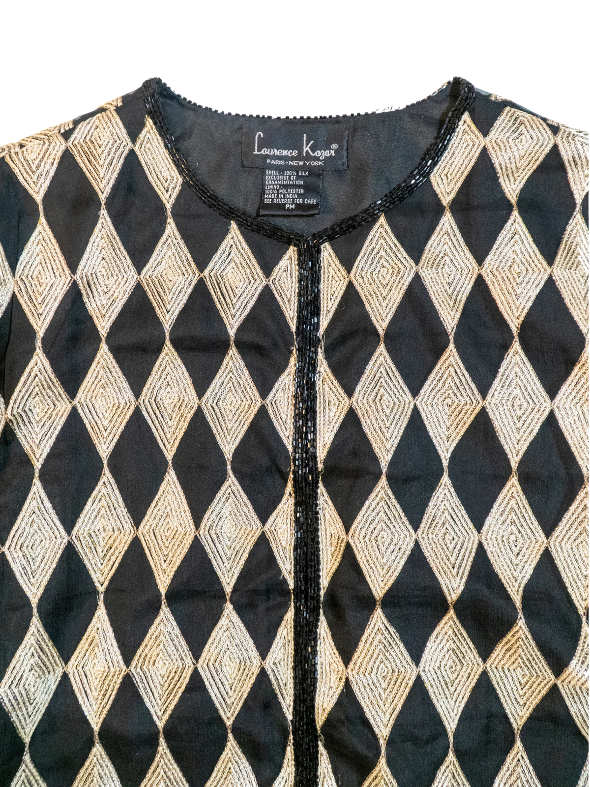 Harlequin: Laurence Kazar Beaded Silk Jacket