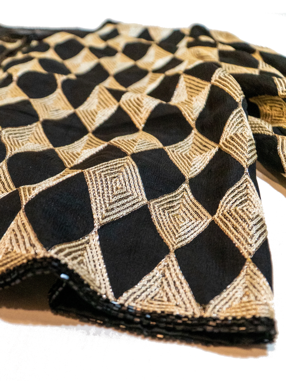 Harlequin: Laurence Kazar Beaded Silk Jacket