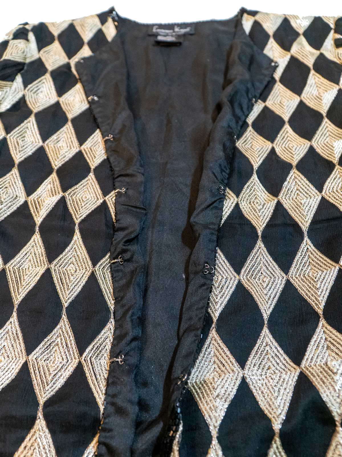 Harlequin: Laurence Kazar Beaded Silk Jacket