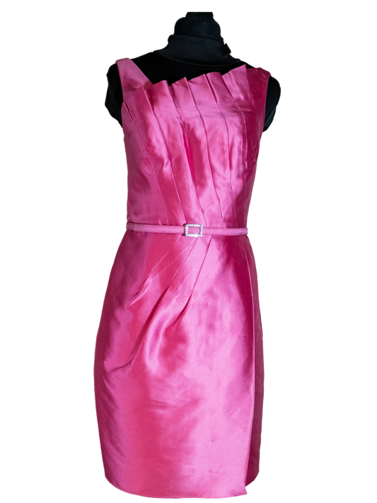 Lets Go Barbie: Satin Cocktail Dress