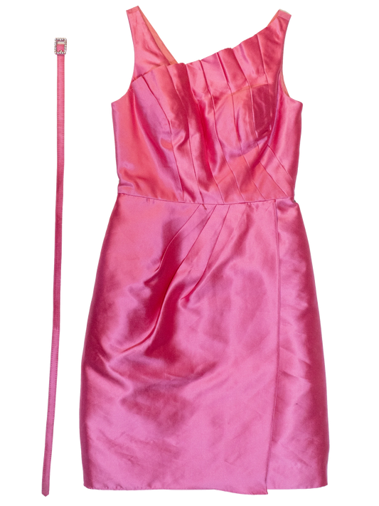Lets Go Barbie: Satin Cocktail Dress