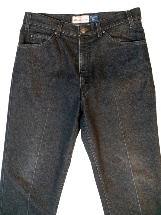Silver Fade: Levi’s SilverTab 540 Relaxed Black Jeans