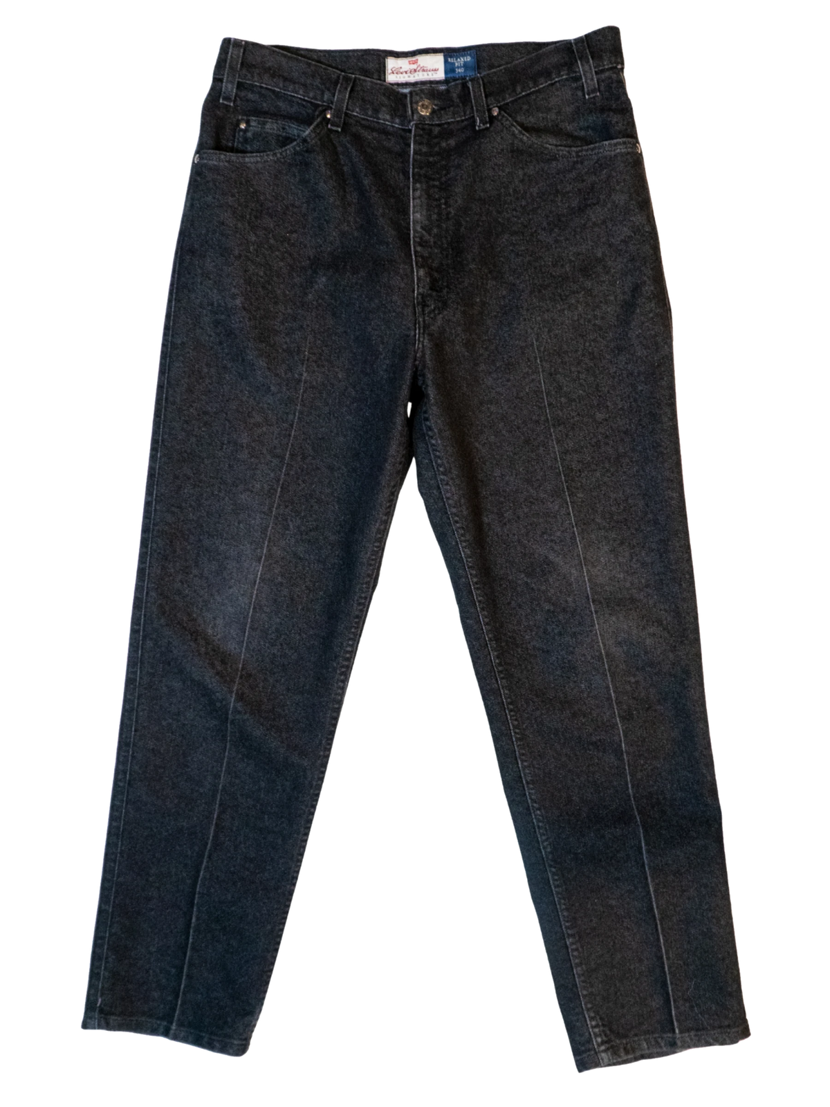 Silver Fade: Levi’s SilverTab 540 Relaxed Black Jeans